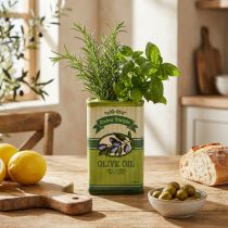 Product Olive oil vase, ceramic, ideal for kitchen decoration and Mediterranean table, 18cm
