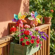 Product Windmill Colorful Windmill Flowers Dots Balcony Ø15cm 2pcs