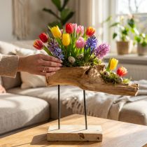Product Root bowl on the stand natural H38cm