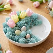 Product Decoration moss light blue aquamarine reindeer moss handicraft moss 400g