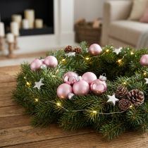 Product Mini Christmas tree balls glass light purple Ø2.5cm 22 pcs