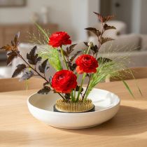 Product Round brass flower hedgehog for flower arrangements and ikebana
