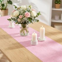 Product Table runner fleece pink 23cm 25m