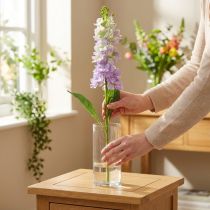 Product Levkoje artificial flower lilac Artificial garden flower 78cm