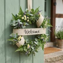 Product “Welcome” ribbon door decoration decorative ribbon for door wreath 30mm 7m