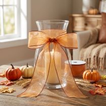 Product Chiffon ribbon organza ribbon organza orange 40mm 20m