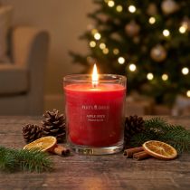 Product Scented candle in a glass scented candle Christmas Apple Spice H8cm