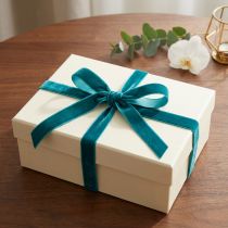 Product Velvet ribbon on a roll, decorative ribbon for gift wrapping, 10mm, 20m