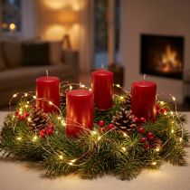Product LED Fairy Lights Warm White Garland Indoor For Battery 100er