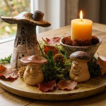 Product Autumn decoration set hedgehog mushrooms dragon – buy decoration box cheap