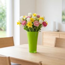 Product Vase “Fizzy” Ø14.6cm H21cm apple green 1 pc
