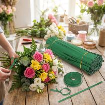 Product Binding Strips Long Green 30cm 2-Wire 1000 Pcs