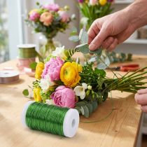 Product Decorative enameled wire for versatile crafting and floristry ideas