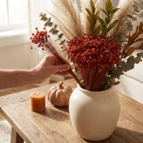 Product Dried flower bouquet, a charming addition to vases or arrangements, 44cm