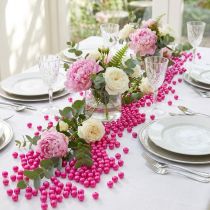 Product Decorative pink beads, Ø8mm, 250 pieces
