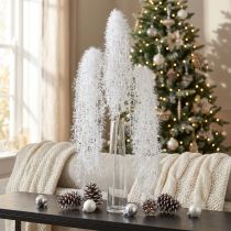 Product Artificial winter branch in white with a snowy, frosted look, 70cm