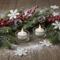 Product LED tea lights with battery Ø4cm for indoor use 6 pcs