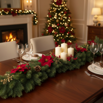 Product Artificial fir branch garland for creative floristry, 175cm