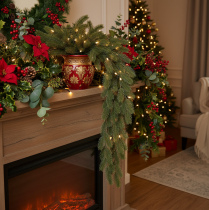 Product Artificial fir branch for Christmas table decoration 108cm