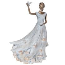 Product Figurine Woman Bird Artfully designed decorative sculpture for timeless design 41cm