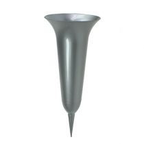 Product Grave vase silver 40cm