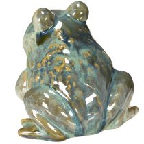 Product Frog figurine, summer decoration made of ceramic for home and balcony, 12cm