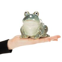 Product Frog figurine, summer decoration made of ceramic for home and balcony, 12cm, 3 pieces