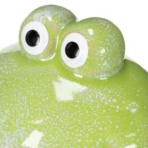 Product Decorative ceramic frog figurine for living room and desk decor, 10cm, 2 pieces