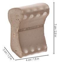 Product Flower pot feet, practical riser, pot accessory for balcony and terrace, 7cm, 3 pieces