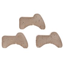Product Flower pot feet, practical riser, pot accessory for balcony and terrace, 7cm, 3 pieces