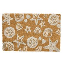 Product Doormat Shells Starfish Doormat Coconut 58×38cm