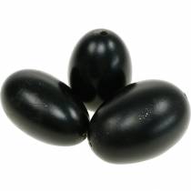 Product Goose Eggs Black Blown Eggs Easter Decoration Pack of 10
