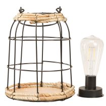 Product Garden Lantern Solar Garden Lamp Metal Black Ø17cm
