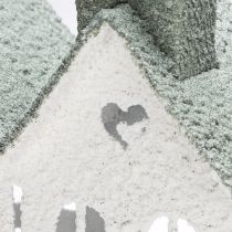 Product Houses on a Stake - Suited for tealights - Cozy Shabby Chic decor for garden and balcony 80cm