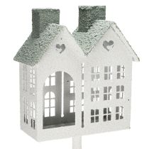 Product Lighted house on a stick - Cozy decoration for a festive atmosphere in the garden and on the balcony - 80cm