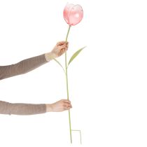 Product Garden stake flower decorative tulip for flower beds and borders 94cm