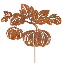 Product Garden stake with pumpkin motif, metal decoration, rust finish, 100cm