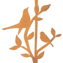 Product Garden stake branch with birds, metal decoration, 100cm