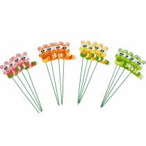 Product Garden stake caterpillar flower stake spring decoration summer decoration 16 pcs