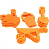 Product Garden tool felt orange 24 pcs