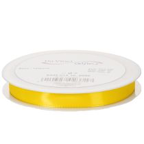Product Gift and decorative ribbon, taffeta ribbon, 15mm x 50m, yellow