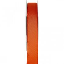 Gift and decoration ribbon Orange silk ribbon 25mm 50m