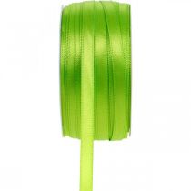 Ribbon, gift ribbon light green 6mm 50m