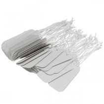 Product Gift tag tag paper white 8×3.5cm 100p