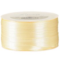 Product Gift ribbon cream decorative ribbon satin ribbon 6mm × 50m