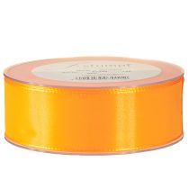 Product Gift ribbon decoration ribbon orange silk ribbon 40mm 50m