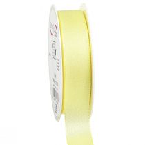 Product Gift Ribbon Yellow Glitter Decorative Ribbon Glittery 25mm 20m