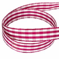 Product Gift ribbon checkered red 15mm 20m