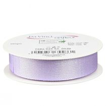 Product Gift Ribbon Purple Glitter Decorative Ribbon Lilac 25mm 20m