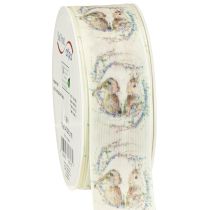 Product Gift ribbon Easter ribbon rabbits 40mm 18m
